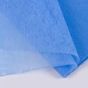 Non Woven Flower Wrapping Paper Blue 33 Sheets